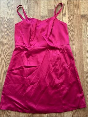 Lane Bryant satin formal dress